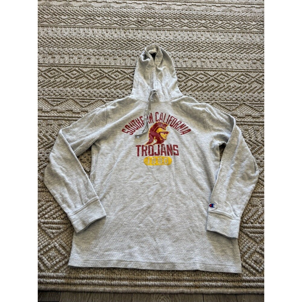 Champion Hoodie Southern California Trojans Graphic Logo USC Streetwear Large